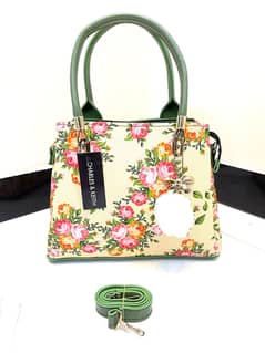 Floral Bag With Long belt