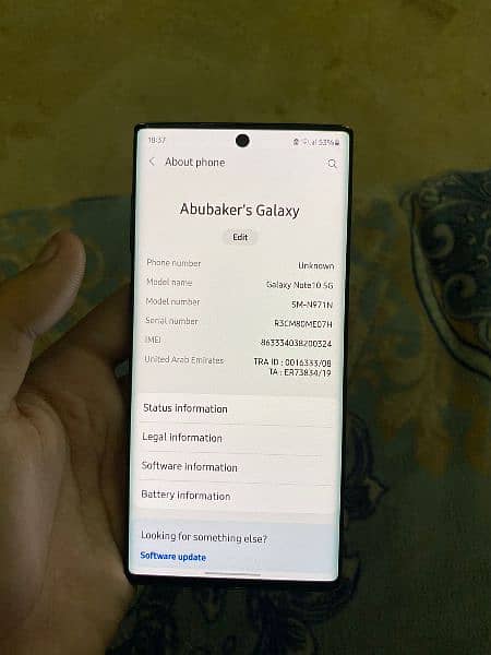 Samsung note 10 5g 11