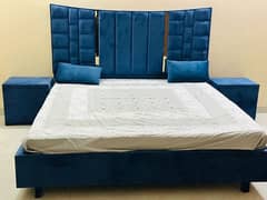 Bed sets velvet blue bed 10 foot black bed