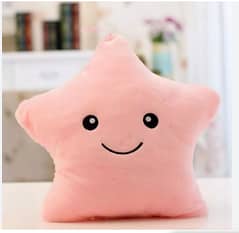 Creative 34cm Luminous Star Shaped Plush Pillow