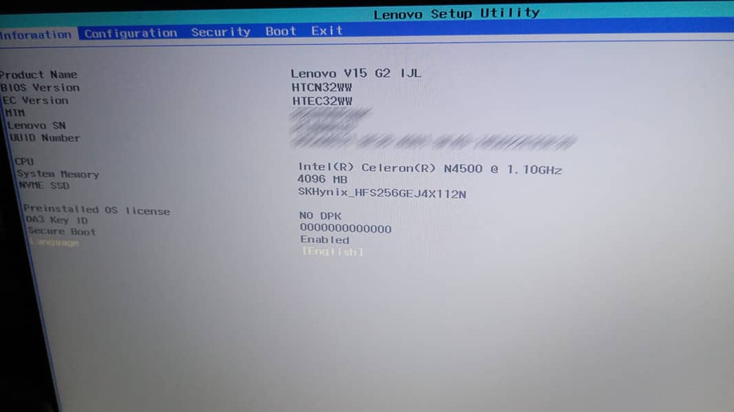 Lenovo V15 G2 Laptop (New & Unused) 7