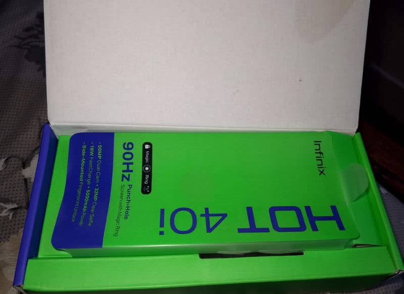 Infinix Hot 40i Just Box open 1