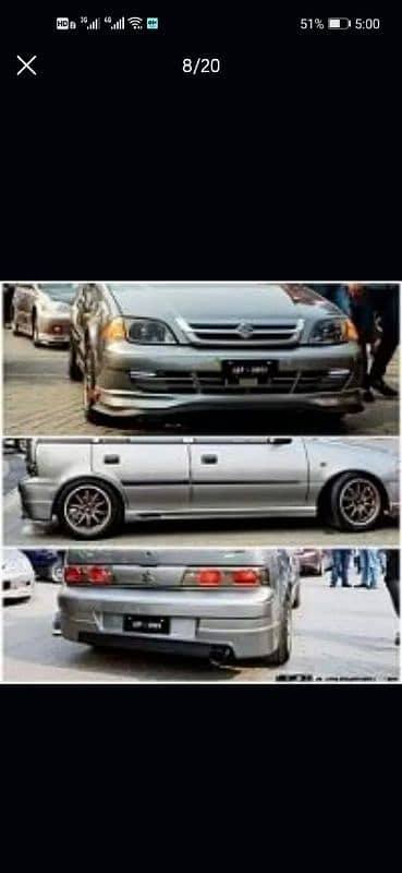 Ang car body kit available  different car price in whole sale price 3