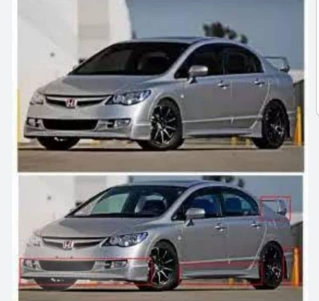 Ang car body kit available  different car price in whole sale price 6