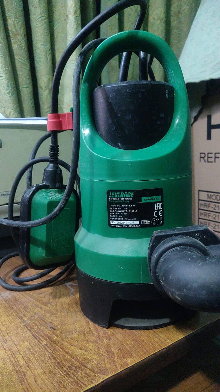 Leverage Submersible Pump, Just 2-3 Times Used 2