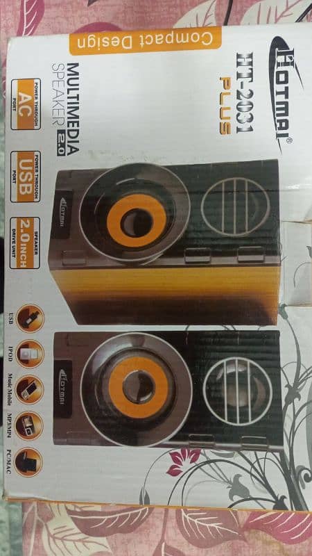 HT-2031 Plus Speakers Bluetooth Multimedia Woofer Speaker 1