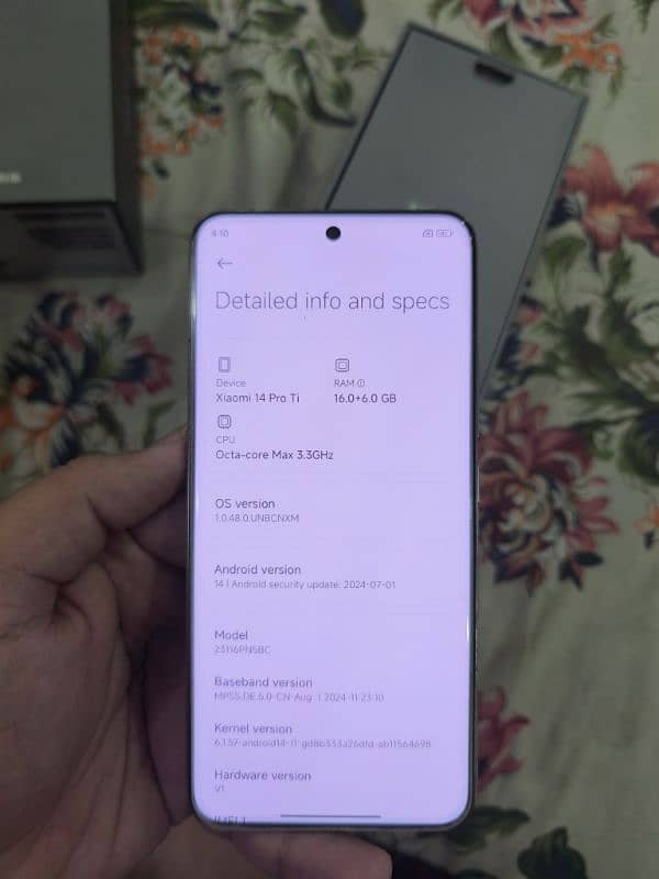 Xiaomi 14 Pro Titanium NON PTA 7