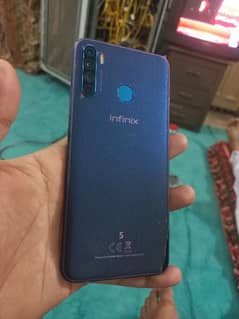 infinix S5 6  128 all ok 10 by 10 no box no charging number03089104266