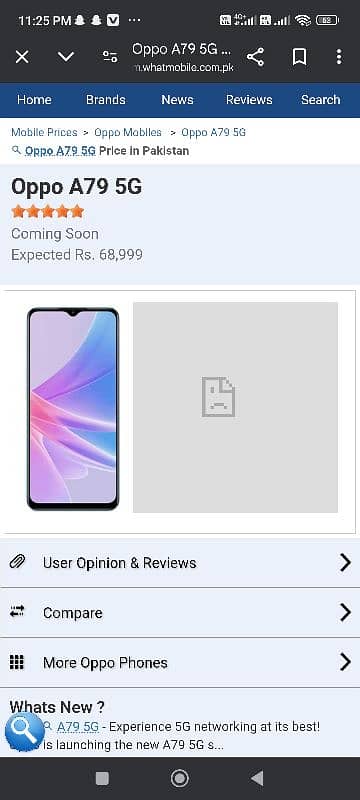 OPPO a79 5g non pta 0