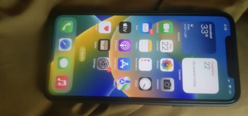 iPhone 11 Pro Max 256 gb factory unlock battery health 85 panel change 3