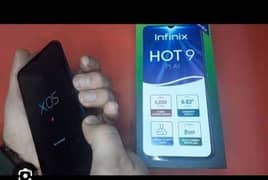 INFINIX HOT 9 PLAY 4/64 WITH BOX,CHARGER