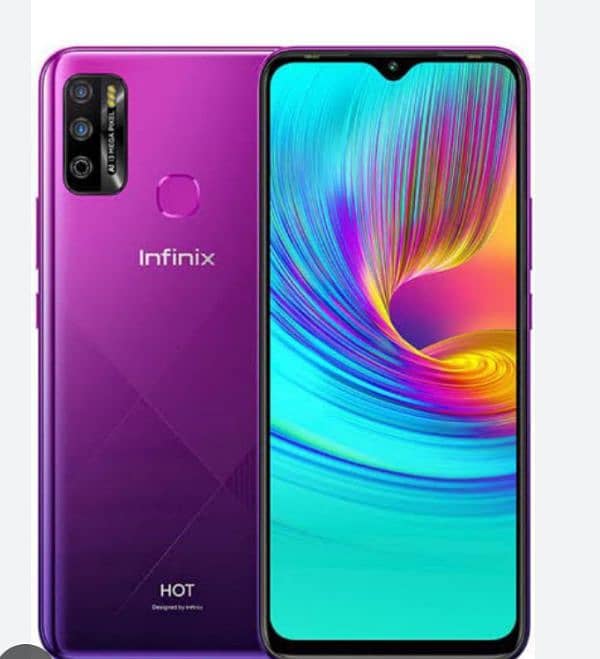 INFINIX HOT 9 PLAY 4/64 WITH BOX,CHARGER 2