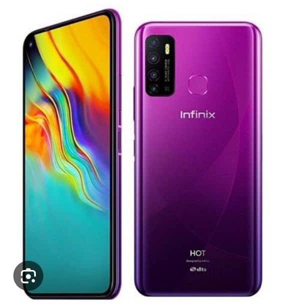 INFINIX HOT 9 PLAY 4/64 WITH BOX,CHARGER 3