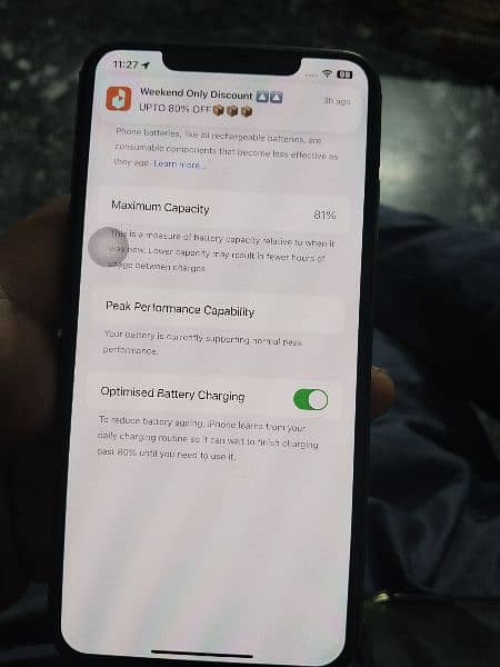 iphone Xs max 256 gb pta approved double 0