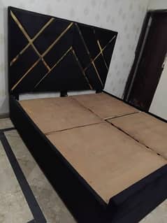 Velvet with Brass Bed Only