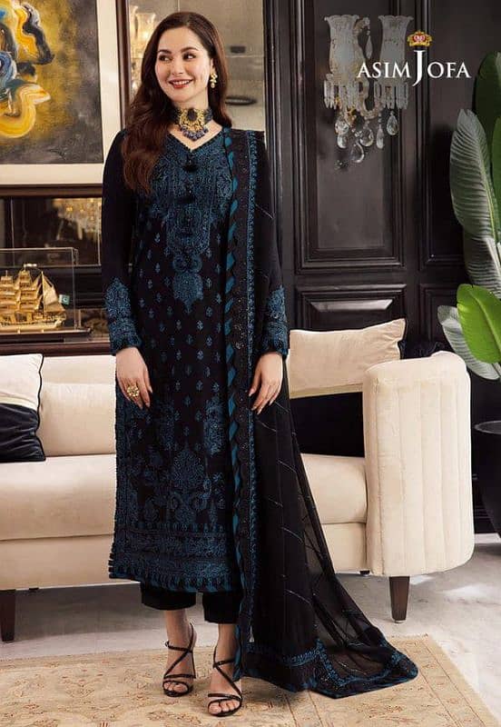 *Asim Jofa D-3239 | 3pc Dhanak | Luxury Category | Winter 24'* 1