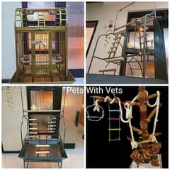 Cage For Grey Parrot / Cockatoo / and Macaw Bird