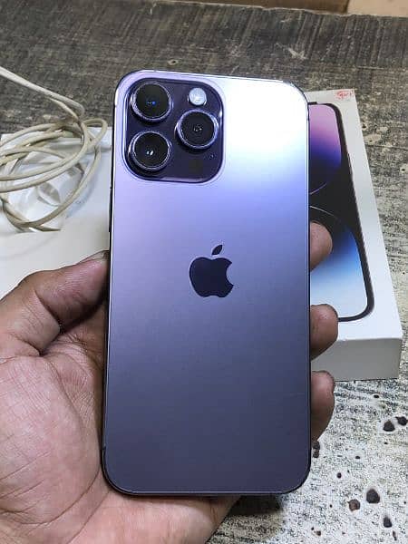 apple iPhone 14 pro max purple jv non pta brand new 1