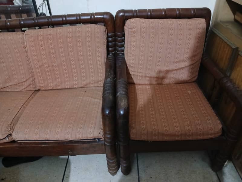 wooden sofa set for sale 0