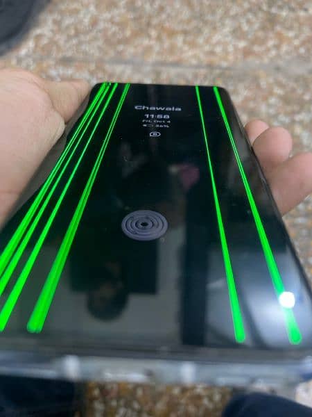 one plus 8t  green line on screen 42000 4