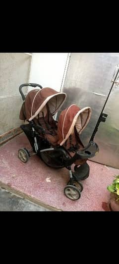 twin pram used