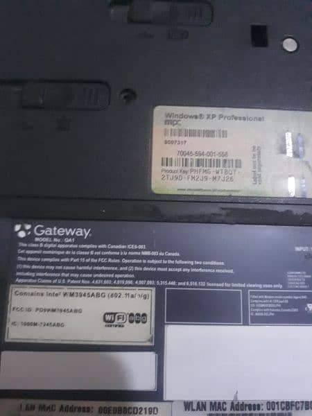 gateway labtop original condition kit is dead problem 5