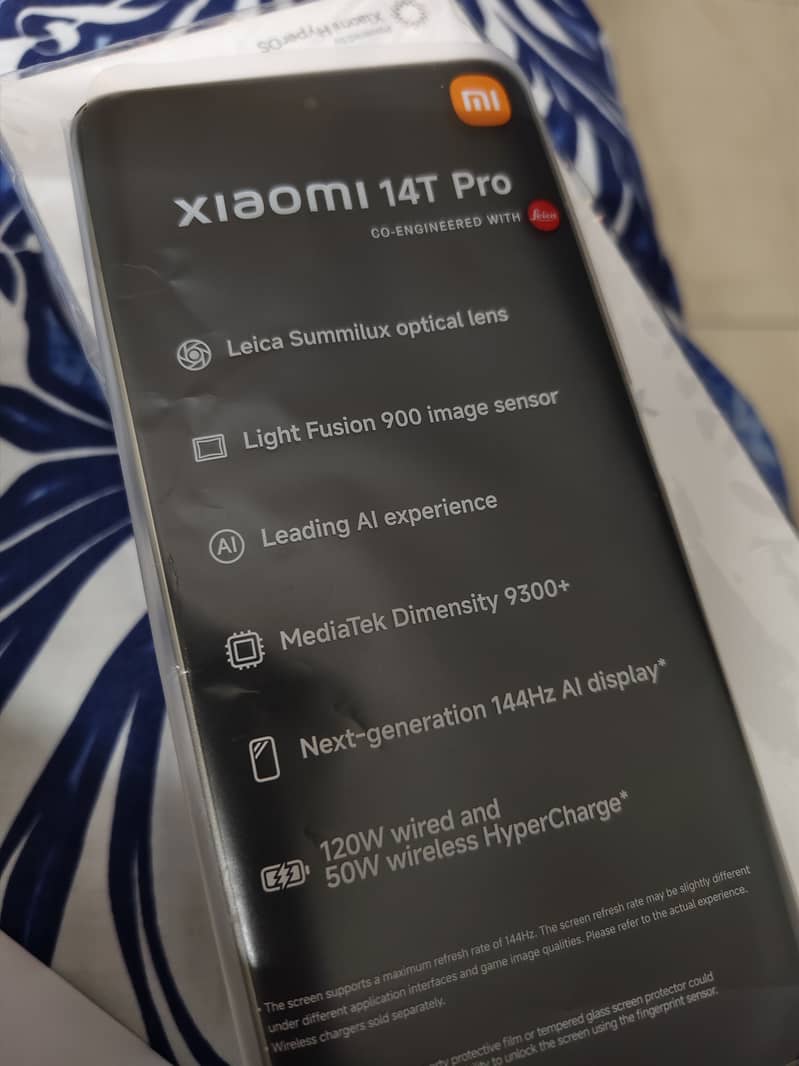 Xiaomi 14T pro (12/512) Box open Black 1