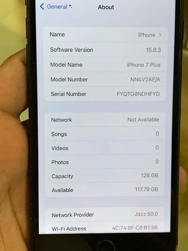 iPhone 7plus 128GB pta approved not any single fault all OK 6