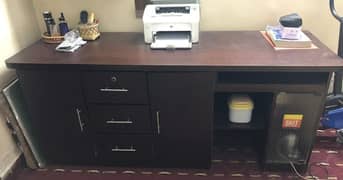 Computer Table + Drawers + Cabinets