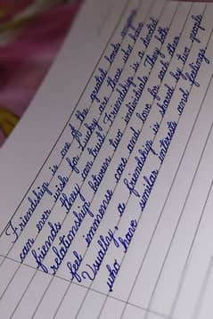 hand writing assignment work