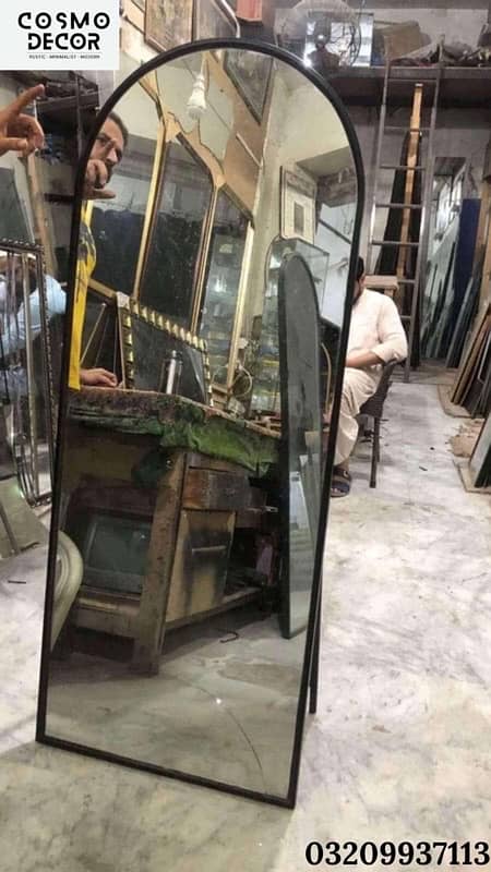 full lenght mirror| Arch mirror| mirror | floor mirror|metal frame 6