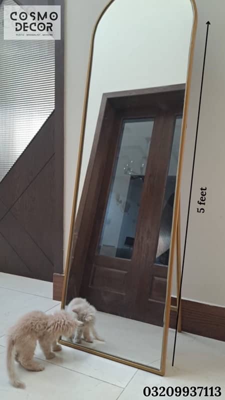 full lenght mirror| Arch mirror| mirror | floor mirror|metal frame 9