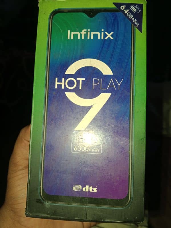 Infinix hot 9 play 3/64 3