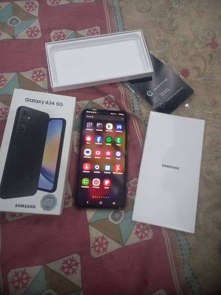 Samsung Galaxy A34 8GB RAM 256GB Storage 5G PTA Approved 7