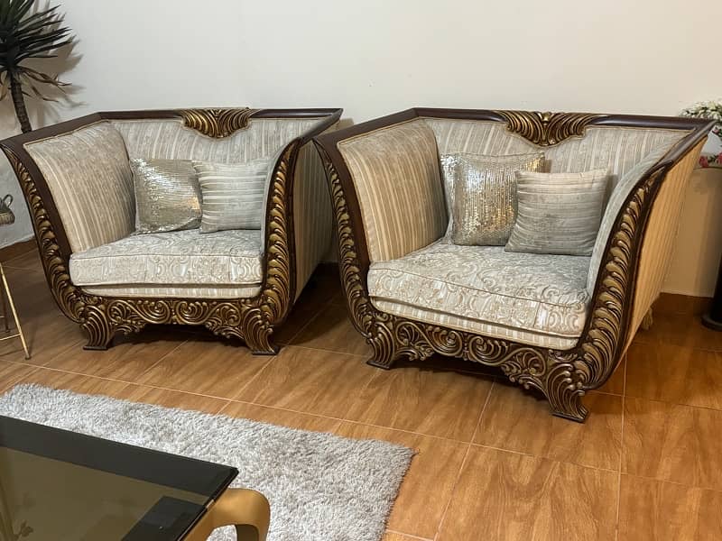 branded 7 seater full solid pure sheesham wood 3