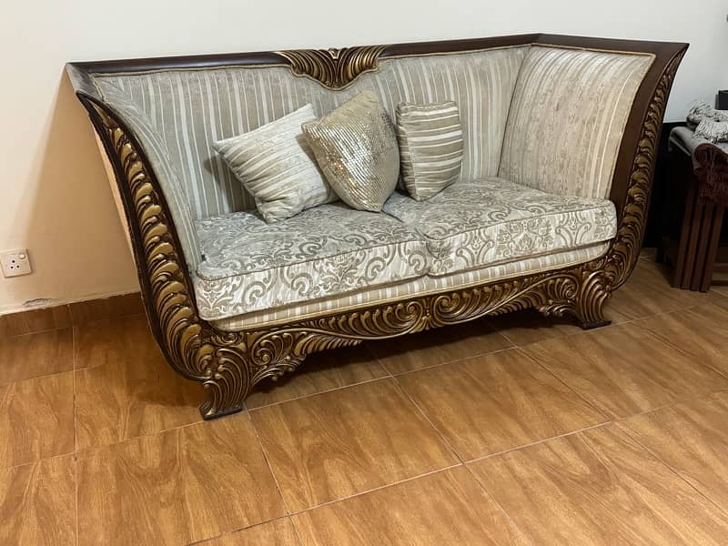 branded 7 seater full solid pure sheesham wood 5