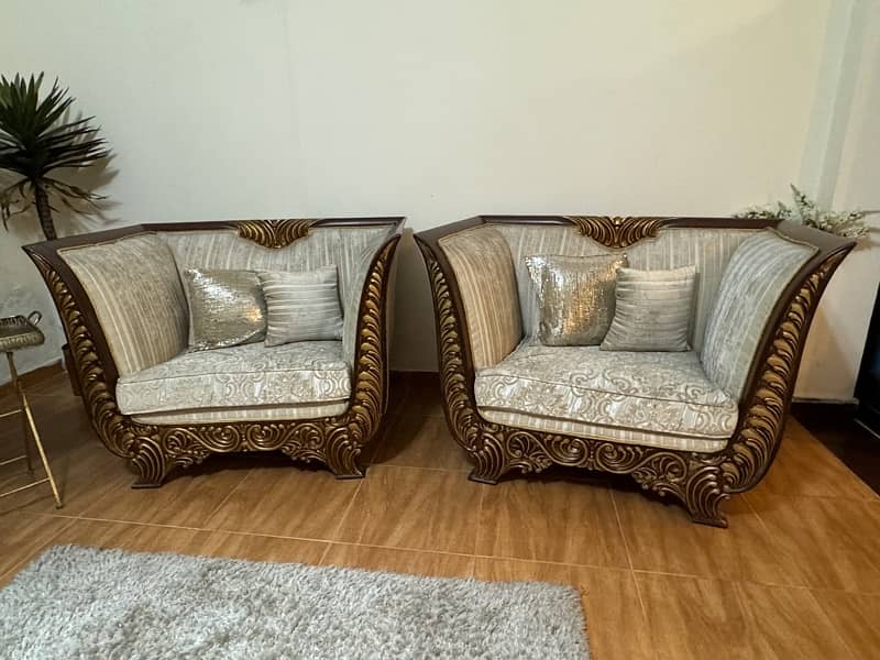 branded 7 seater full solid pure sheesham wood 7