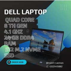 Dell i5 8 gen  24 GB RAM 512 GB SSD