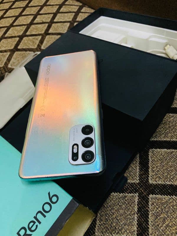 oppo reno 6 8+8/128 complete Saman 2