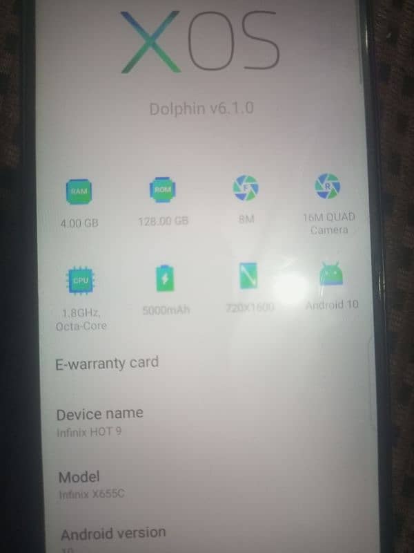 Infinix hot 9 urgent sale 4