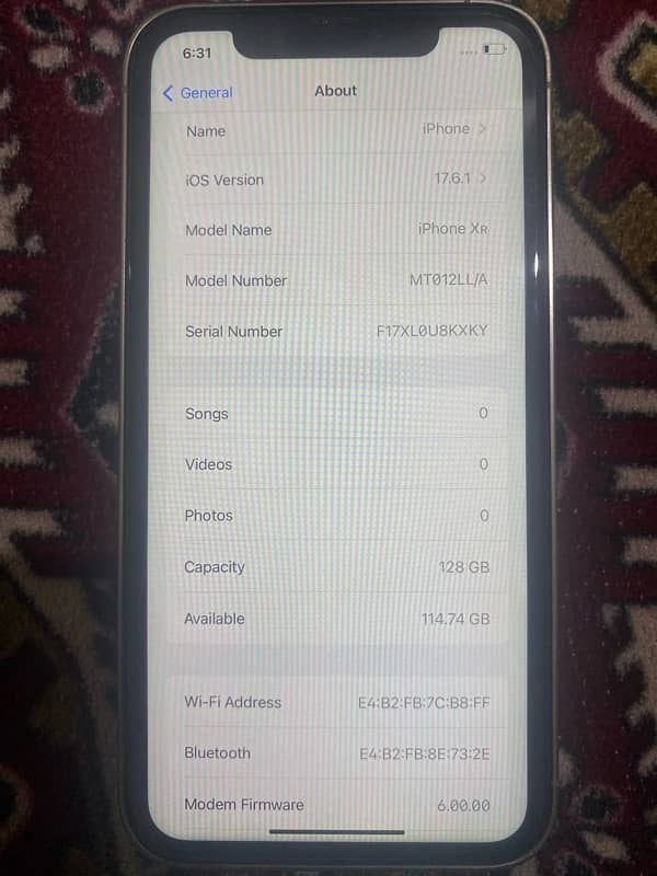 Iphone Xr Jv Convert to 15 pro max 128Gb 5