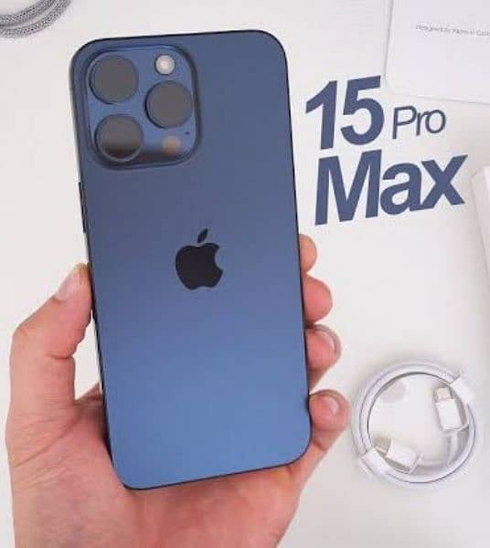 iphone 15 pro max 1TB blue 0