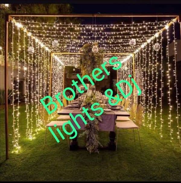 ,wedding lights decor,fairy lights,truss,Dj,sound system for rent, 16