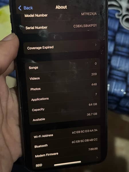 iphone XS (Dual Approve) 64GB ( 84% BH) 6