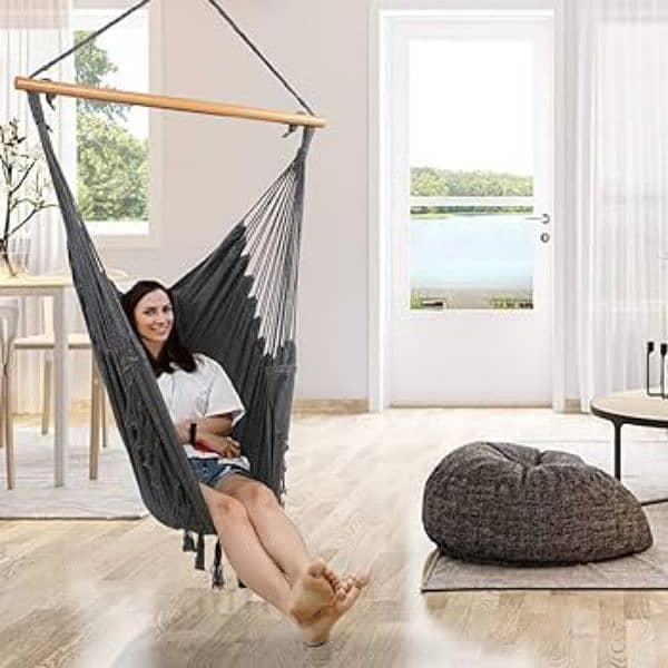 Hammock chair/folding jhoola/hanging swing/portable swing/ relax swing 6