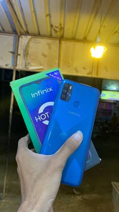 infinx hot 9play 4/64GB 6000mh battery with box