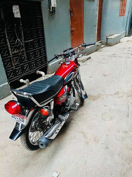 Honda CG 125 Model 2022 red colour complete file 0