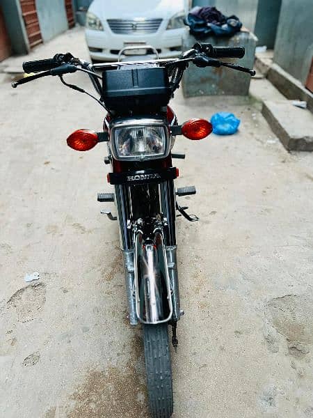 Honda CG 125 Model 2022 red colour complete file 4