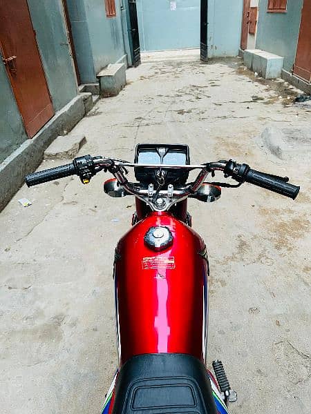 Honda CG 125 Model 2022 red colour complete file 6