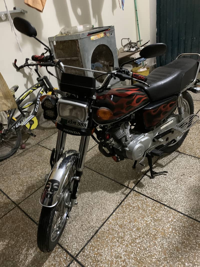 Honda Cg 125 rawalpindi number 2017 model 21k drive 0 bike 03359845973 13